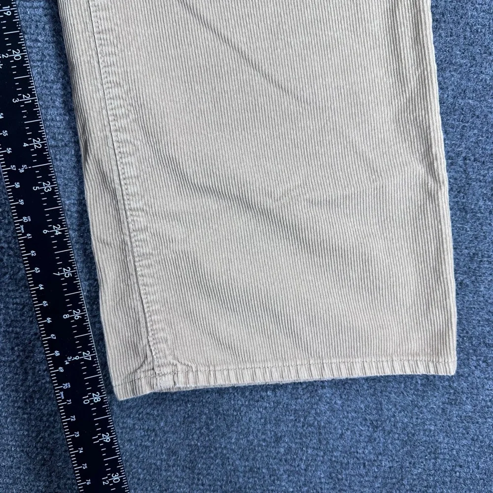 Lucky Brand Corduroy Pants Mens 32x30 Tan 361 Vintage Straight Khaki Cords
